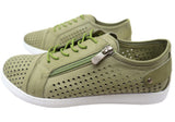 Cabello EG17 Leather Sneaker - Pistachio