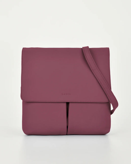 Ava Leather Crossbody Bag - Mulberry