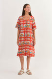 Tutti-Frutti Cotton Dress