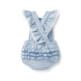 Chambray Ruffle Playsuit