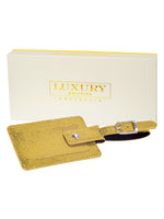 Luggage Tag - Glitter Gold