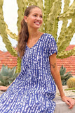 Freshwater Cotton V-Neck Dress