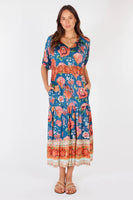 Rubyyaya Mexican Flower Dress - Multi