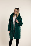 Faux Fur Coat - Forest