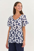 Bluebell Short Sleeve Cotton Top