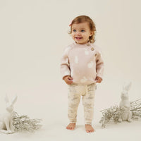 Mauve Bunny Knit Jumper