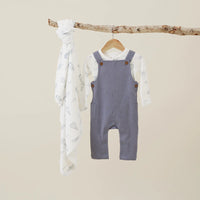 Dark Chambray Overalls - Blue