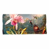 Velour Glasses Case - Cattleya Orchid