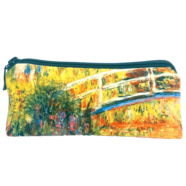 Velour Pouch - Monet -Le Pont Japonais