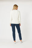 Kala Cable Knit Jumper - White