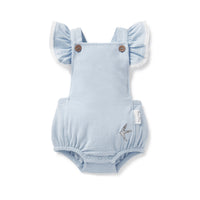 Chambray Ruffle Playsuit