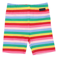 Rainbow Stripe Bike Short