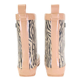 Tiger Stripes Gumboots - Dusty Pink