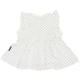 Cotton Spot Blouse - White