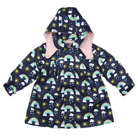 Sun & Rainbows Polar Fleece Lined Raincoat