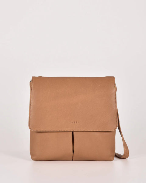 Ava Leather Crossbody Bag - Camel Stylish and Functional