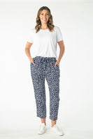 Tie Waist Pant - Navy