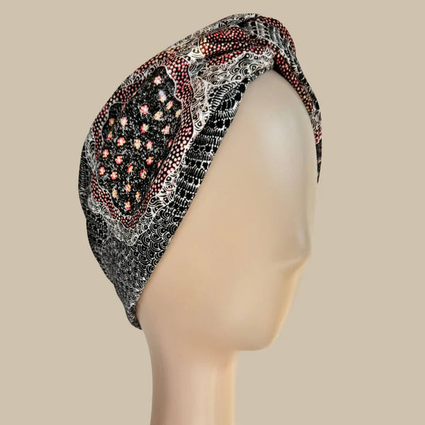 Black Waves Turban