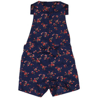 Navy Floral Zip Playsuit