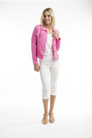 Linen Jacket - Rose