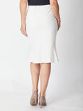 Nola Ruffle Skirt - White