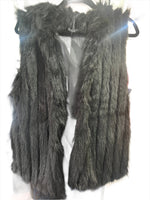 Fur Vest - Black