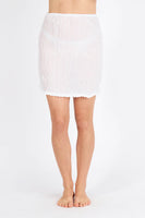 Ibiza Cotton Half Slip - White