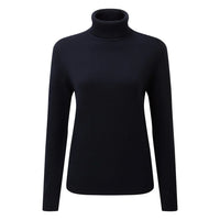 Merino Wool Roll Neck - Navy