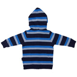 Knit Lined Jacket - Blue Stripe