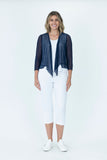 Mesh Cardi - Navy