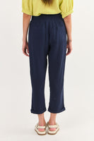 Mooring Cotton Pant - Navy