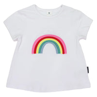 Rainbow Swing Top - White