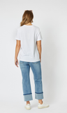 Poochi Cotton Tee - White