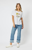 Poochi Cotton Tee - White