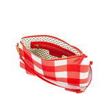 Capri Gingham Crossbody - Red & White