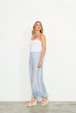 Relaxed Wide Leg Pant - Ice Blue