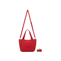 Mini Evelyn Red Hobo Tote