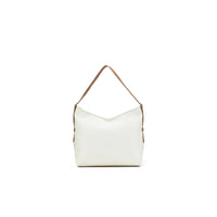 Madeleine White Floppy Hobo Bag