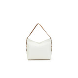 Madeleine White Floppy Hobo Bag