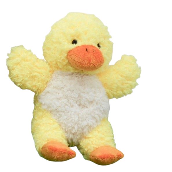 Curly Duck Plush - Yellow