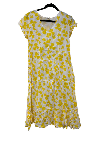 Daffodil Cotton V-Neck Dress