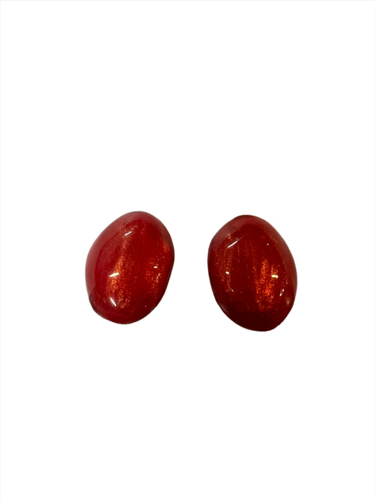 Zsiska Luxus Clip On Earring - Red