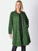 Quantina Coat Dress - Moss