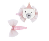 Hair Clip Duo - Well Dressed Bear