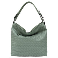 Woven Shoulder Bag - Sage Green