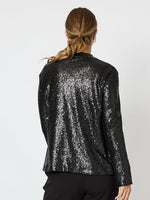 Darcy Sequin Jacket - Black