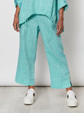 Wide Leg Linen Pant - Lagoon