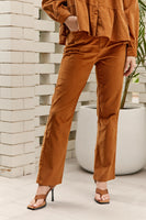 Riley Cord Pant - Tan