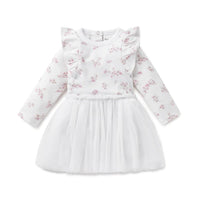 Aster & Oak White Tutu Dress for Kids