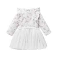 Aster & Oak White Tutu Dress for Kids